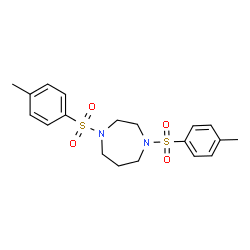 ChemSpider 2D Image | 1,4-ditosyl-1,4-diazepane | C19H24N2O4S2