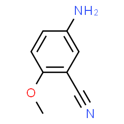 ChemSpider 2D Image | 5-Amino-2-methoxybenzonitrile | C8H8N2O