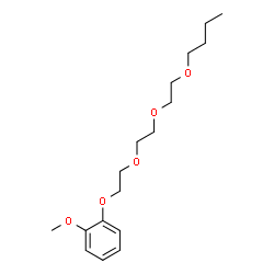 ChemSpider 2D Image | 1-{2-[2-(2-Butoxyethoxy)ethoxy]ethoxy}-2-methoxybenzene | C17H28O5