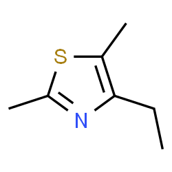 ChemSpider 2D Image | 4-Ethyl-2,5-dimethylthiazole | C7H11NS