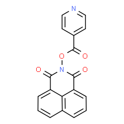 ChemSpider 2D Image | 2-(Isonicotinoyloxy)-1H-benzo[de]isoquinoline-1,3(2H)-dione | C18H10N2O4