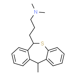ChemSpider 2D Image | N,N-Dimethyl-3-(11-methyl-6,11-dihydrodibenzo[b,e]thiepin-6-yl)-1-propanamine | C20H25NS