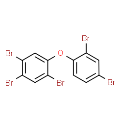ChemSpider 2D Image | 2,2',4,4',5-Pentabromodiphenyl ether | C12H5Br5O
