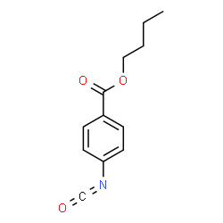 ChemSpider 2D Image | Butyl 4-isocyanatobenzoate | C12H13NO3