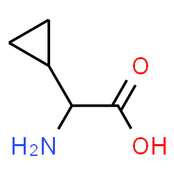 ChemSpider 2D Image | Amino(cyclopropyl)acetic acid | C5H9NO2