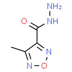 ChemSpider 2D Image | 4-Methyl-1,2,5-oxadiazole-3-carbohydrazide | C4H6N4O2