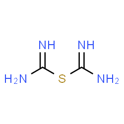 ChemSpider 2D Image | Carbamimidothioic acid, aminoiminomethyl ester | C2H6N4S