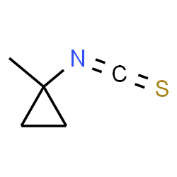 ChemSpider 2D Image | 1-Isothiocyanato-1-methylcyclopropane | C5H7NS