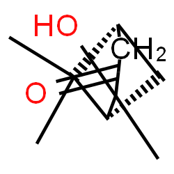 ChemSpider 2D Image | (1R,5R)-2-Hydroxy-2,6,6-trimethylbicyclo[3.1.1]heptan-3-one | C10H16O2