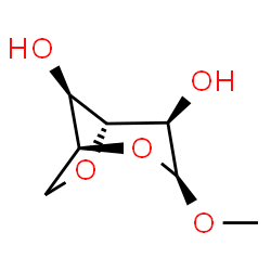 ChemSpider 2D Image | Methyl 3,6-anhydro-beta-L-talopyranoside | C7H12O5