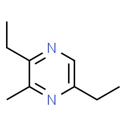 ChemSpider 2D Image | 2,5-Diethyl-3-methylpyrazine | C9H14N2