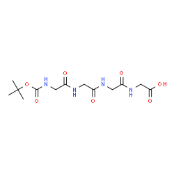 ChemSpider 2D Image | N-{[(2-Methyl-2-propanyl)oxy]carbonyl}glycylglycylglycylglycine | C13H22N4O7