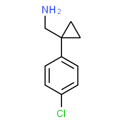 ChemSpider 2D Image | (1-(4-Chlorophenyl)cyclopropyl)methanamine | C10H12ClN
