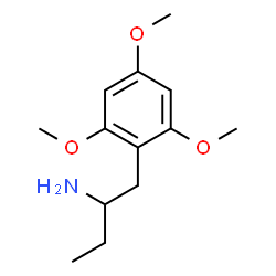 ChemSpider 2D Image | 1-(2,4,6-Trimethoxyphenyl)-2-butanamine | C13H21NO3