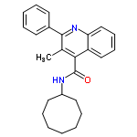 InChI=1/C25H28N2O/c1-18-23(25(28)26-20-14-8-3-2-4-9-15-20)21-16-10-11-17-22(21)27-24(18)19-12-6-5-7-13-19/h5-7,10-13,16-17,20H,2-4,8-9,14-15H2,1H3,(H,26,28)