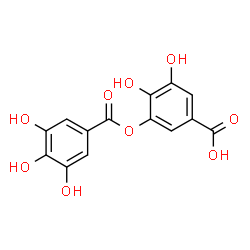 ChemSpider 2D Image | Digallic acid | C14H10O9