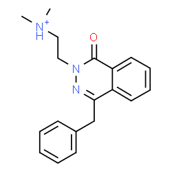 ChemSpider 2D Image | 2-(4-Benzyl-1-oxo-2(1H)-phthalazinyl)-N,N-dimethylethanaminium | C19H22N3O