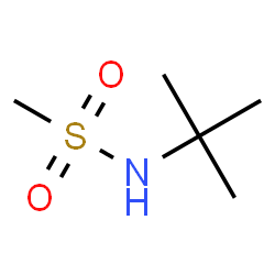 ChemSpider 2D Image | N-(2-Methyl-2-propanyl)methanesulfonamide | C5H13NO2S