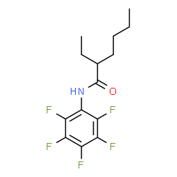 ChemSpider 2D Image | 2-Ethyl-N-(pentafluorophenyl)hexanamide | C14H16F5NO