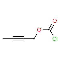 ChemSpider 2D Image | 2-Butyn-1-yl chloroformate | C5H5ClO2