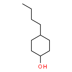 ChemSpider 2D Image | 4-Butylcyclohexanol | C10H20O