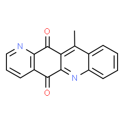 ChemSpider 2D Image | 11-methylpyrido(2,3-b)acridine-5,12-dione | C17H10N2O2