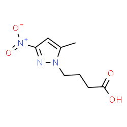 ChemSpider 2D Image | 4-(5-methyl-3-nitropyrazol-1-yl)butanoic acid | C8H11N3O4