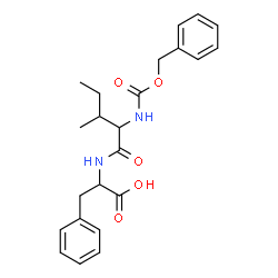 ChemSpider 2D Image | N-[(Benzyloxy)carbonyl]isoleucylphenylalanine | C23H28N2O5
