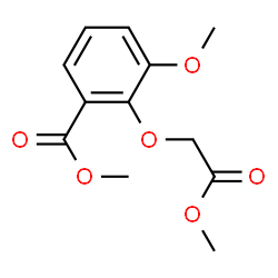 ChemSpider 2D Image | Methyl 3-methoxy-2-(2-methoxy-2-oxoethoxy)benzoate | C12H14O6