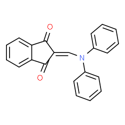 ChemSpider 2D Image | 2-[(Diphenylamino)methylene]-1H-indene-1,3(2H)-dione | C22H15NO2