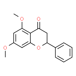 ChemSpider 2D Image | 5,7-Methoxyflavanone | C17H16O4