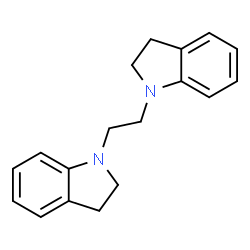 ChemSpider 2D Image | 1,1'-Ethane-1,2-diyldiindoline | C18H20N2