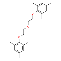 ChemSpider 2D Image | 1,1'-[Oxybis(2,1-ethanediyloxy)]bis(2,4,6-trimethylbenzene) | C22H30O3