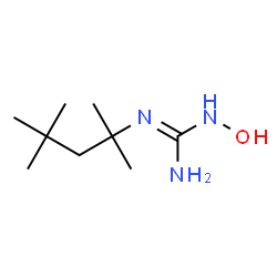 ChemSpider 2D Image | 1-Hydroxy-2-(2,4,4-trimethyl-2-pentanyl)guanidine | C9H21N3O
