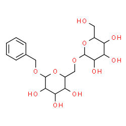 ChemSpider 2D Image | Benzyl 6-O-hexopyranosylhexopyranoside | C19H28O11