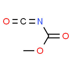 ChemSpider 2D Image | Methyl carbonisocyanatidate | C3H3NO3