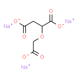 ChemSpider 2D Image | Trisodium 2-(carboxylatomethoxy)succinate | C6H5Na3O7