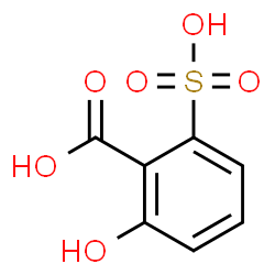 ChemSpider 2D Image | 2-Hydroxy-6-sulfobenzoic acid | C7H6O6S