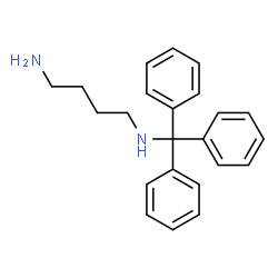 ChemSpider 2D Image | N-Trityl-1,4-butanediamine | C23H26N2