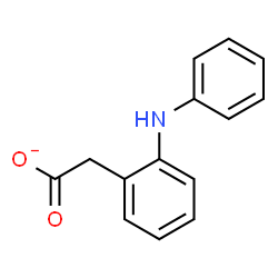 ChemSpider 2D Image | (2-Anilinophenyl)acetate | C14H12NO2