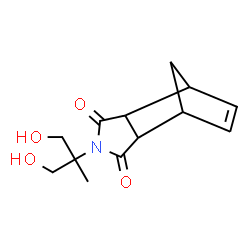 ChemSpider 2D Image | 4-(1,3-Dihydroxy-2-methyl-2-propanyl)-4-azatricyclo[5.2.1.0~2,6~]dec-8-ene-3,5-dione | C13H17NO4