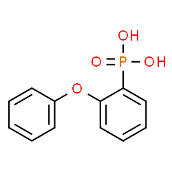 ChemSpider 2D Image | 2-Phenoxyphenylphosphonic acid | C12H11O4P