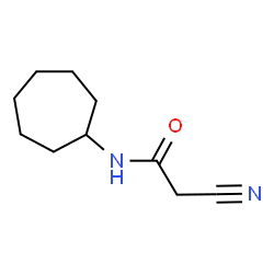 ChemSpider 2D Image | 2-Cyano-N-cycloheptylacetamide | C10H16N2O
