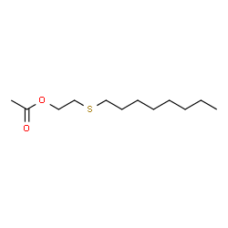 ChemSpider 2D Image | 2-(Octylsulfanyl)ethyl acetate | C12H24O2S