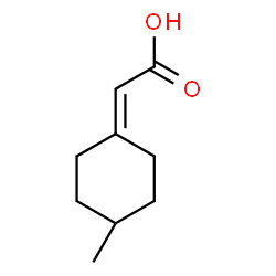 ChemSpider 2D Image | (4-Methylcyclohexylidene)acetic acid | C9H14O2
