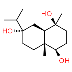 ChemSpider 2D Image | 1beta,4beta,7alpha-trihydroxyeudesmane | C15H28O3