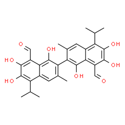 ChemSpider 2D Image | Gossypol | C30H30O8