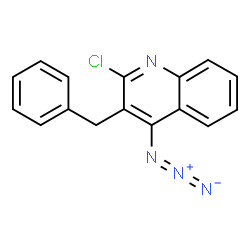 ChemSpider 2D Image | 4-Azido-3-benzyl-2-chloroquinoline | C16H11ClN4