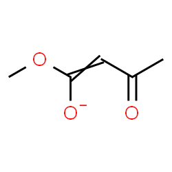 ChemSpider 2D Image | 1-Methoxy-3-oxo-1-buten-1-olate | C5H7O3