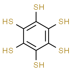 ChemSpider 2D Image | benzenehexathiol | C6H6S6